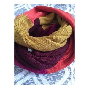 Color Block Infinity Scarf